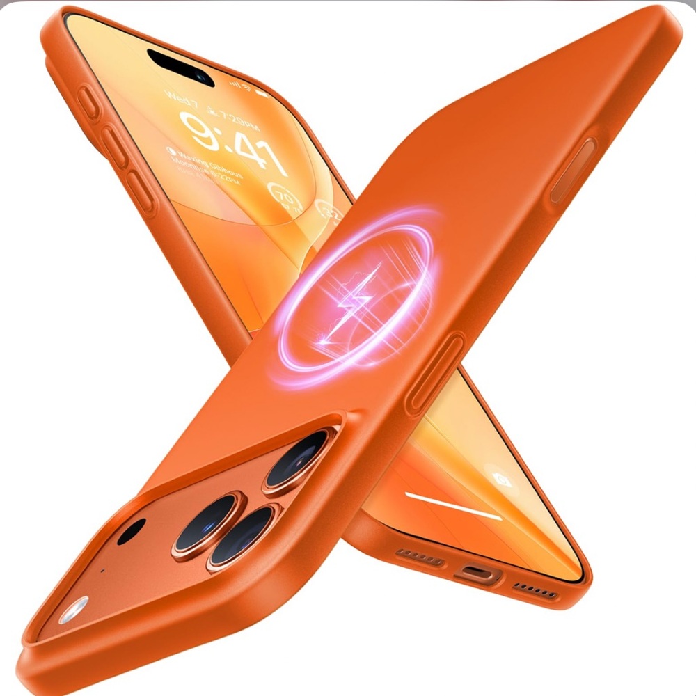 iPhone 17 PRO MAX Case Ultra-Thin Slim Fit-ORANGE